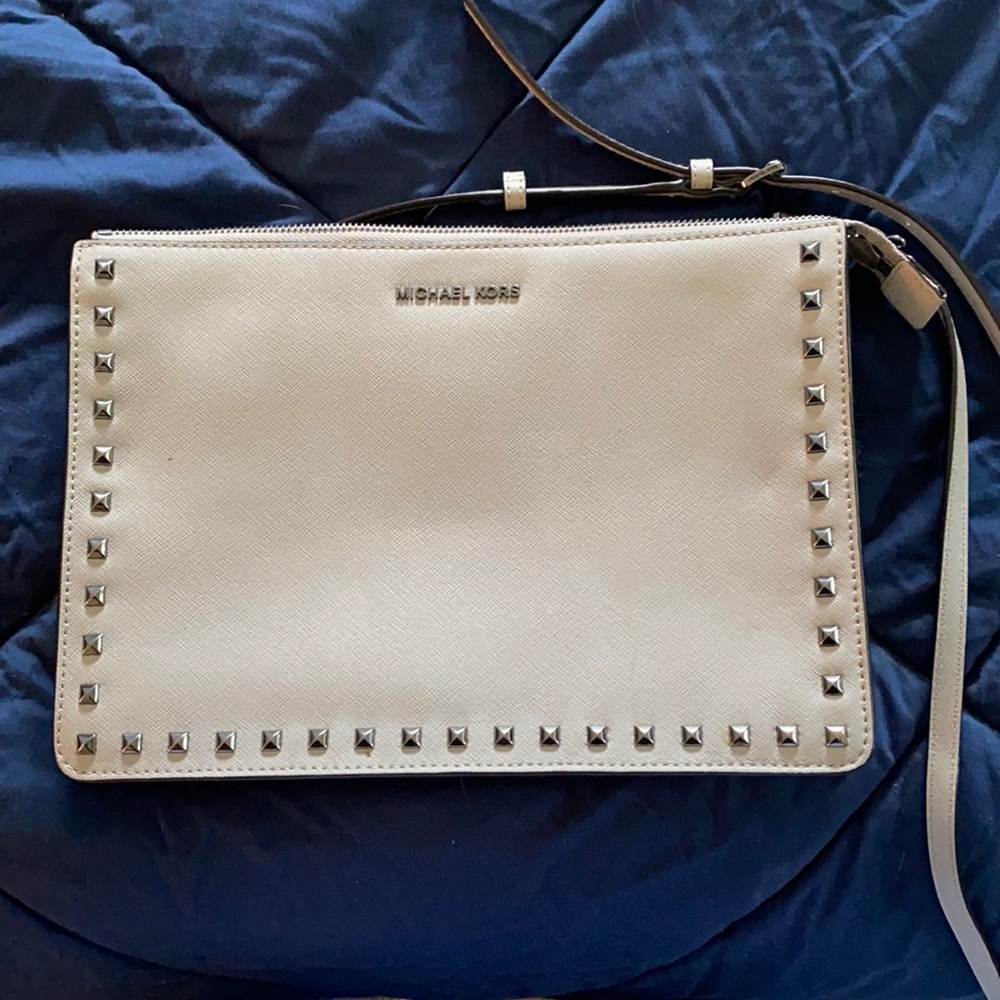 MK studded cross body